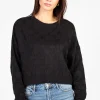 Double Zero Astrid Checkered Knit Sweater Discount