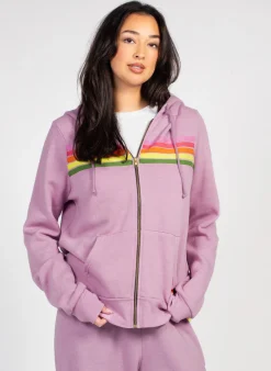 Aviator Nation 5 Stripe Hoodie Outlet