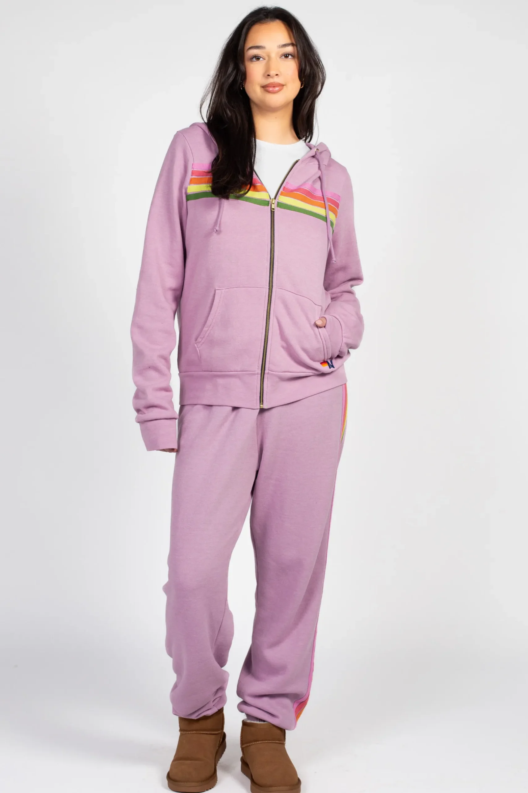 Aviator Nation 5 Stripe Hoodie Outlet