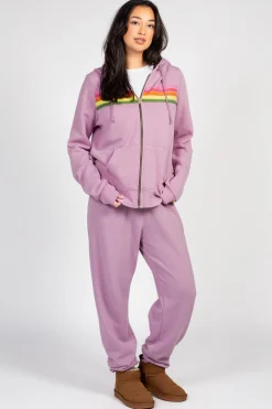 Aviator Nation 5 Stripe Hoodie Outlet
