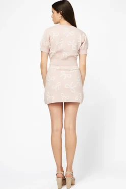 Mable Blair Bow Detailed Mini Skirt Hot