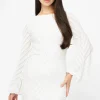 Chelsea Calista Open Back Sequin Mini Dress White Hot