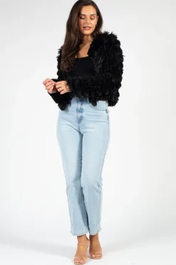 Fantastic Fawn Callie Shaggy Fringe Jacket Online