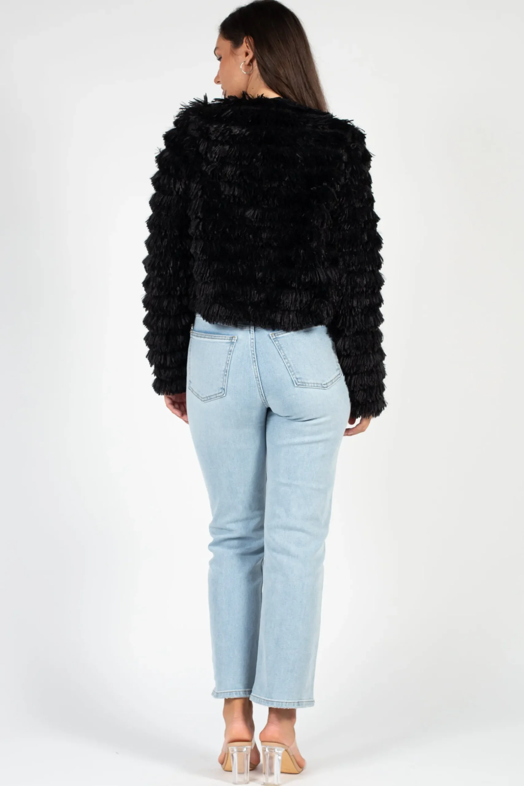 Fantastic Fawn Callie Shaggy Fringe Jacket Online