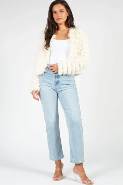 Fantastic Fawn Callie Shaggy Fringe Jacket Online