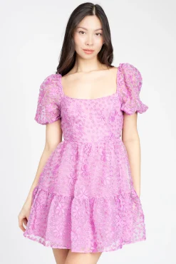 Mustard Seed Carolina Floral Embroidered Mini Dress Online