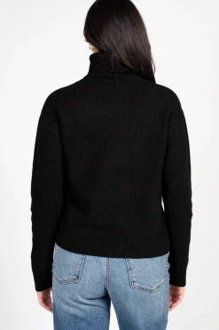 Double Zero Celina Ribbed Turtleneck Sweater Online