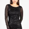 Chelsea Celine Backless Sequin Mini Dress Hot