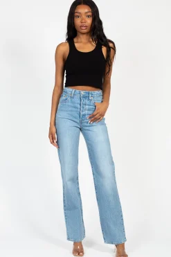 C'est Moi Bamboo Crop Tank Top Sale