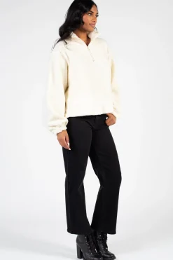 Double Zero Cuddle Up Half Zip Fleece Jacket Online
