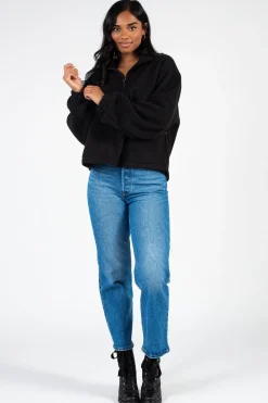 Double Zero Cuddle Up Half Zip Fleece Jacket Online