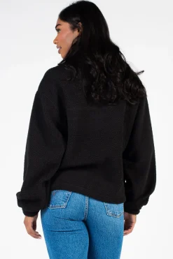 Double Zero Cuddle Up Half Zip Fleece Jacket Online