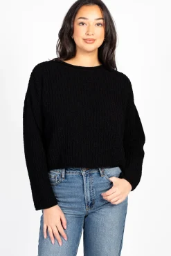 Double Zero Emara Textured Knit Sweater New