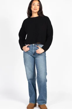 Double Zero Emara Textured Knit Sweater New