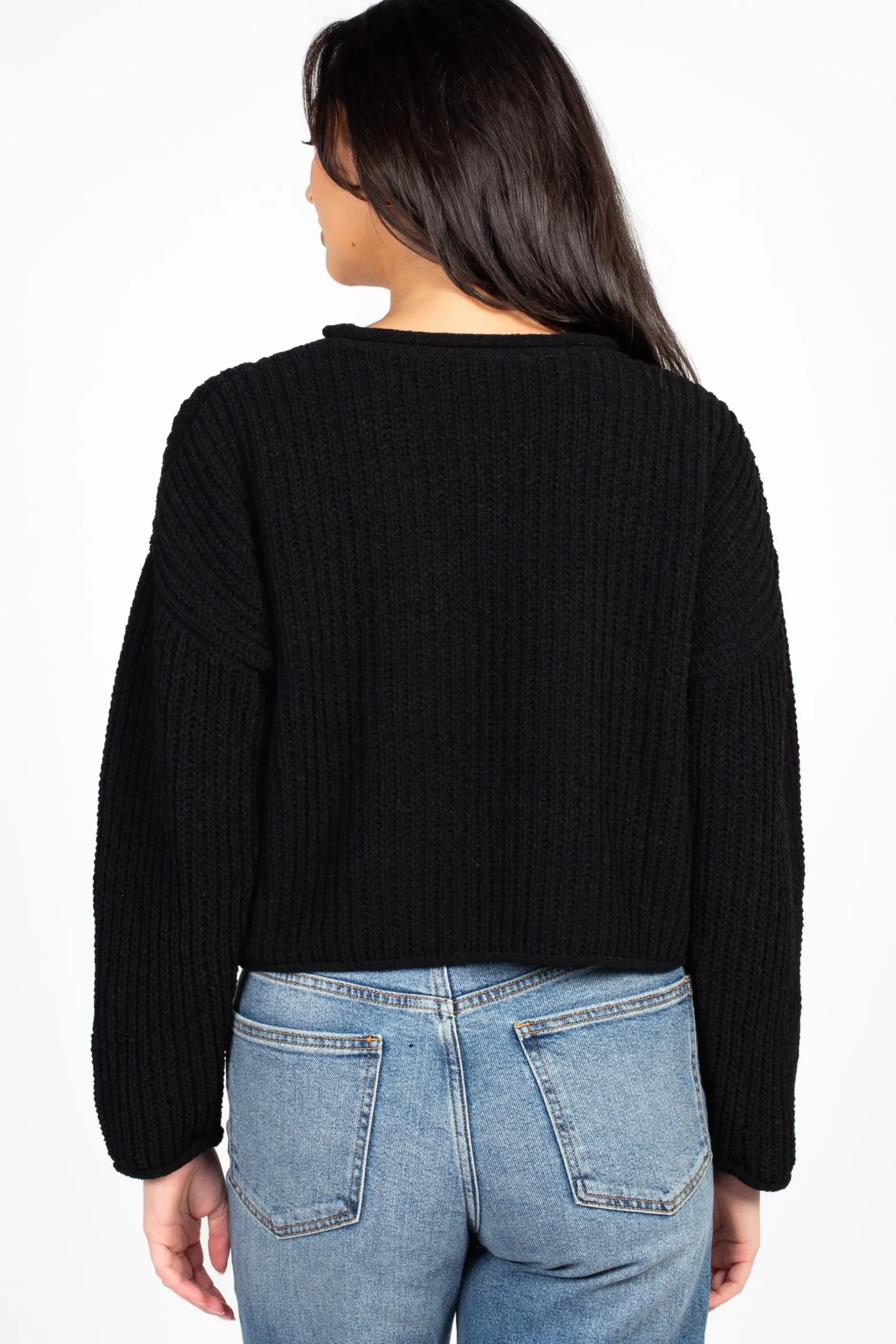 Double Zero Emara Textured Knit Sweater New