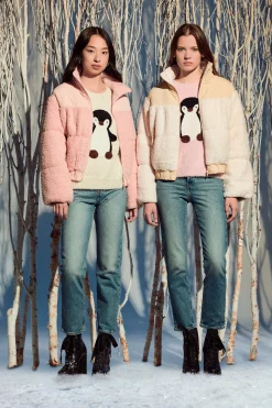 Beivy Fluffy Clouds Teddy Puffer Jacket Best