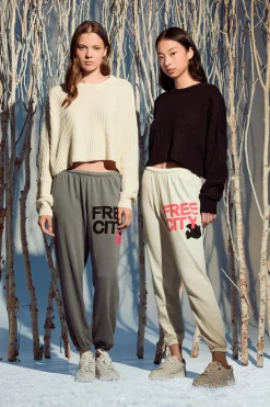 Free City FREECITY Large Logo Sweatpants Slate Sale