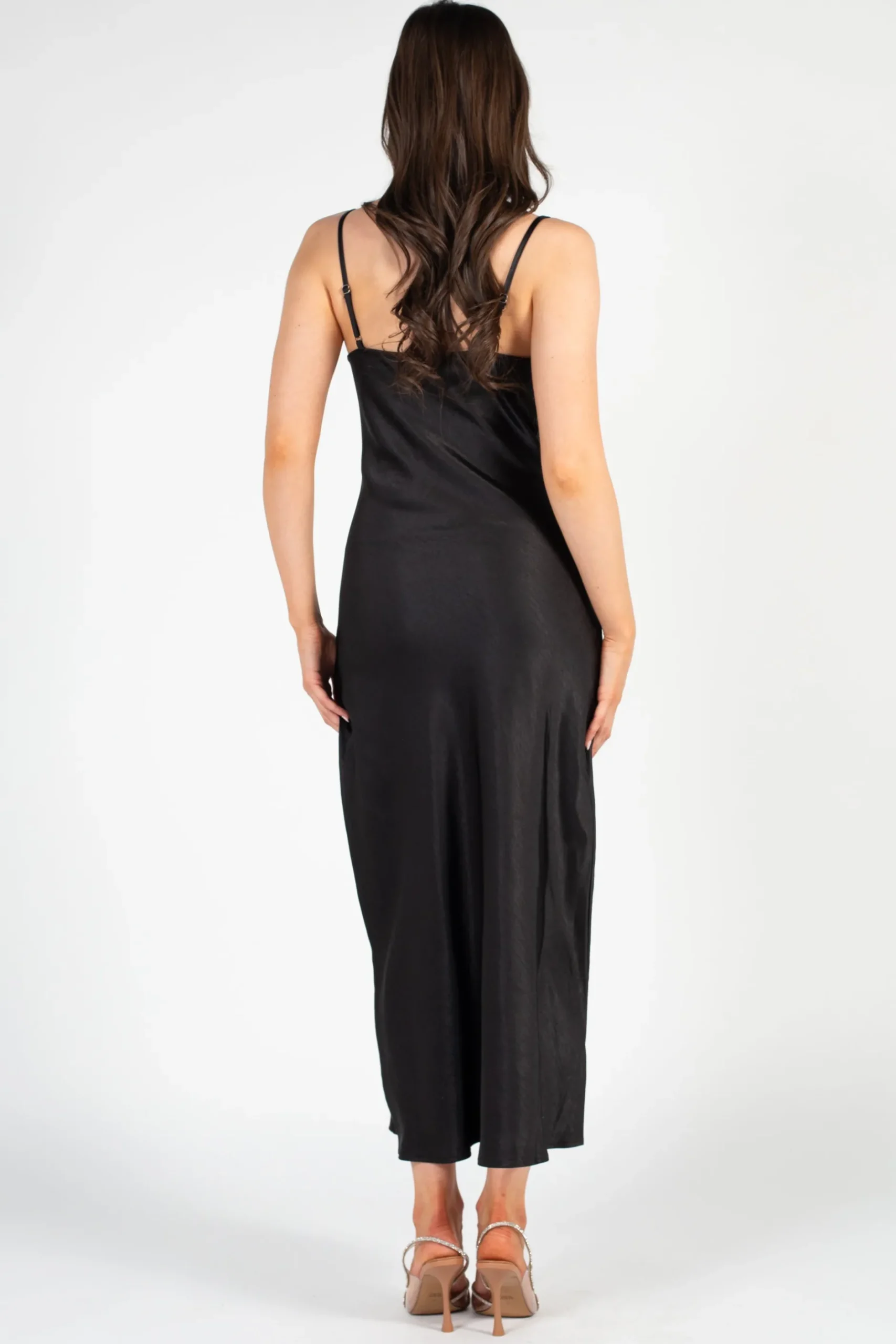 Audrey 3+1 Jillian Side Slit Midi Dress Outlet