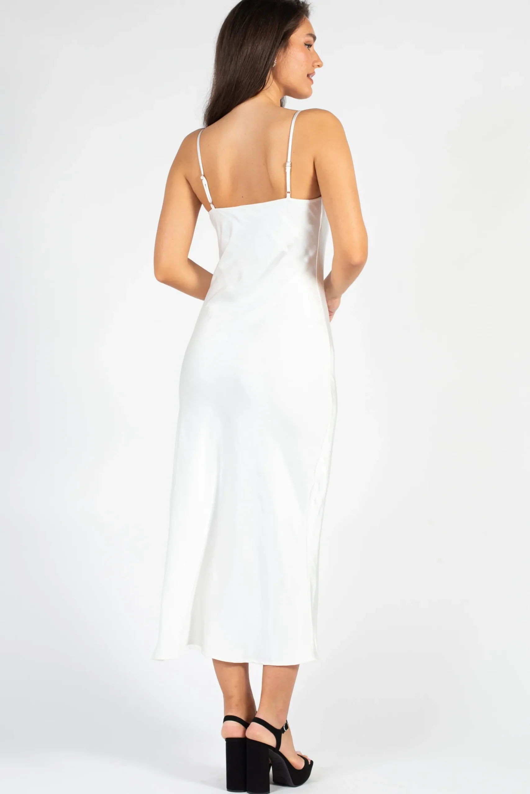Audrey 3+1 Jillian Side Slit Midi Dress Outlet