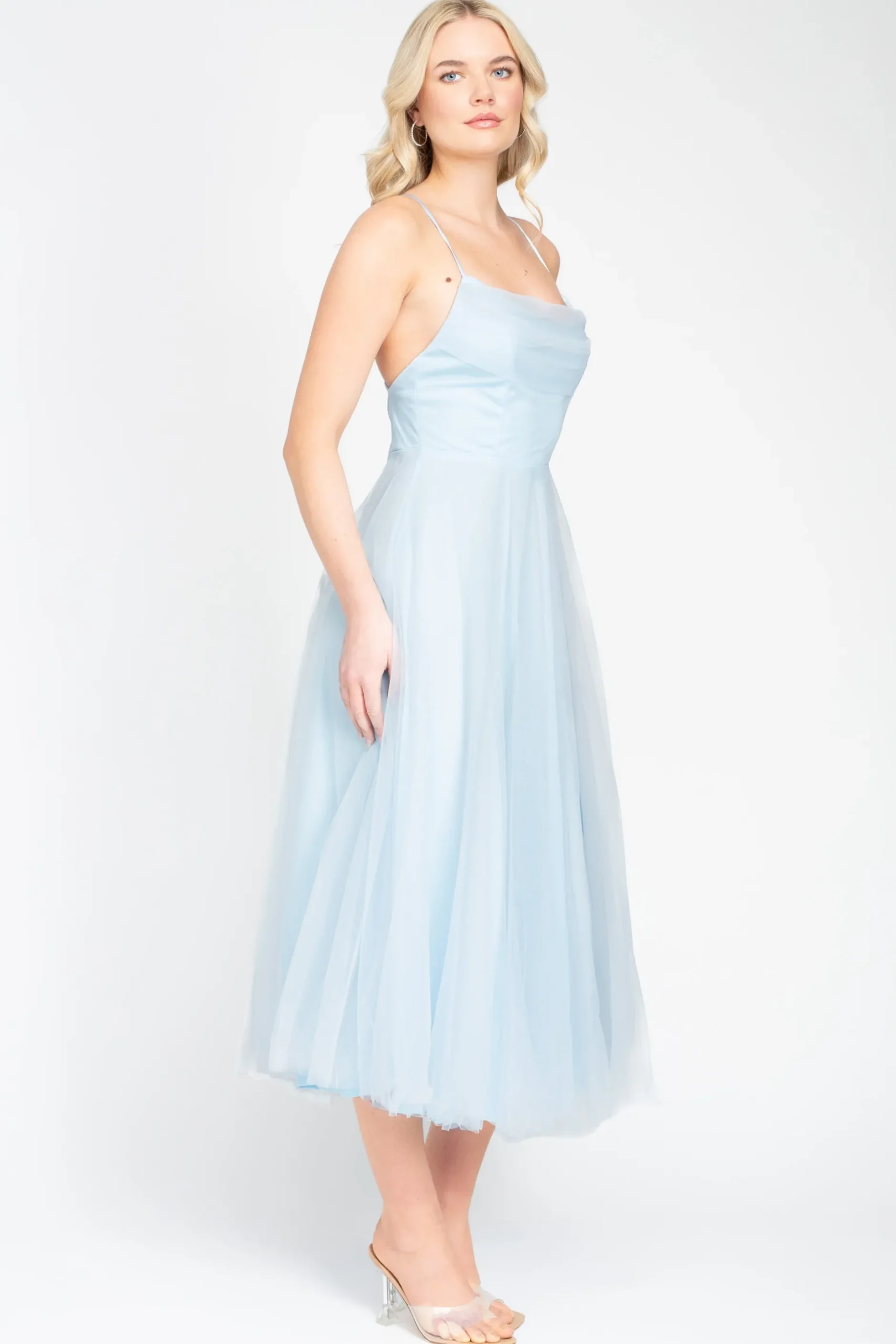 One and Only Josie Tulle Maxi Dress Fashion