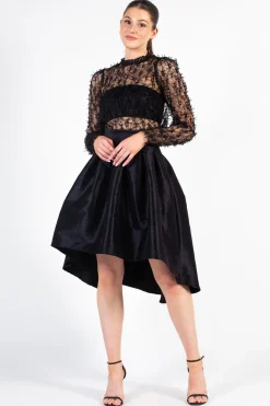 Apeach Juliette Mesh Bow Applique Blouse Hot