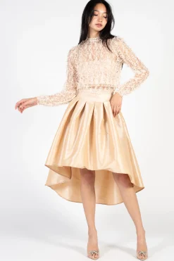 Apeach Juliette Mesh Bow Applique Blouse Hot