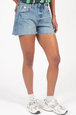 Just Black Denim Vintage Aline Short MediumWash Outlet