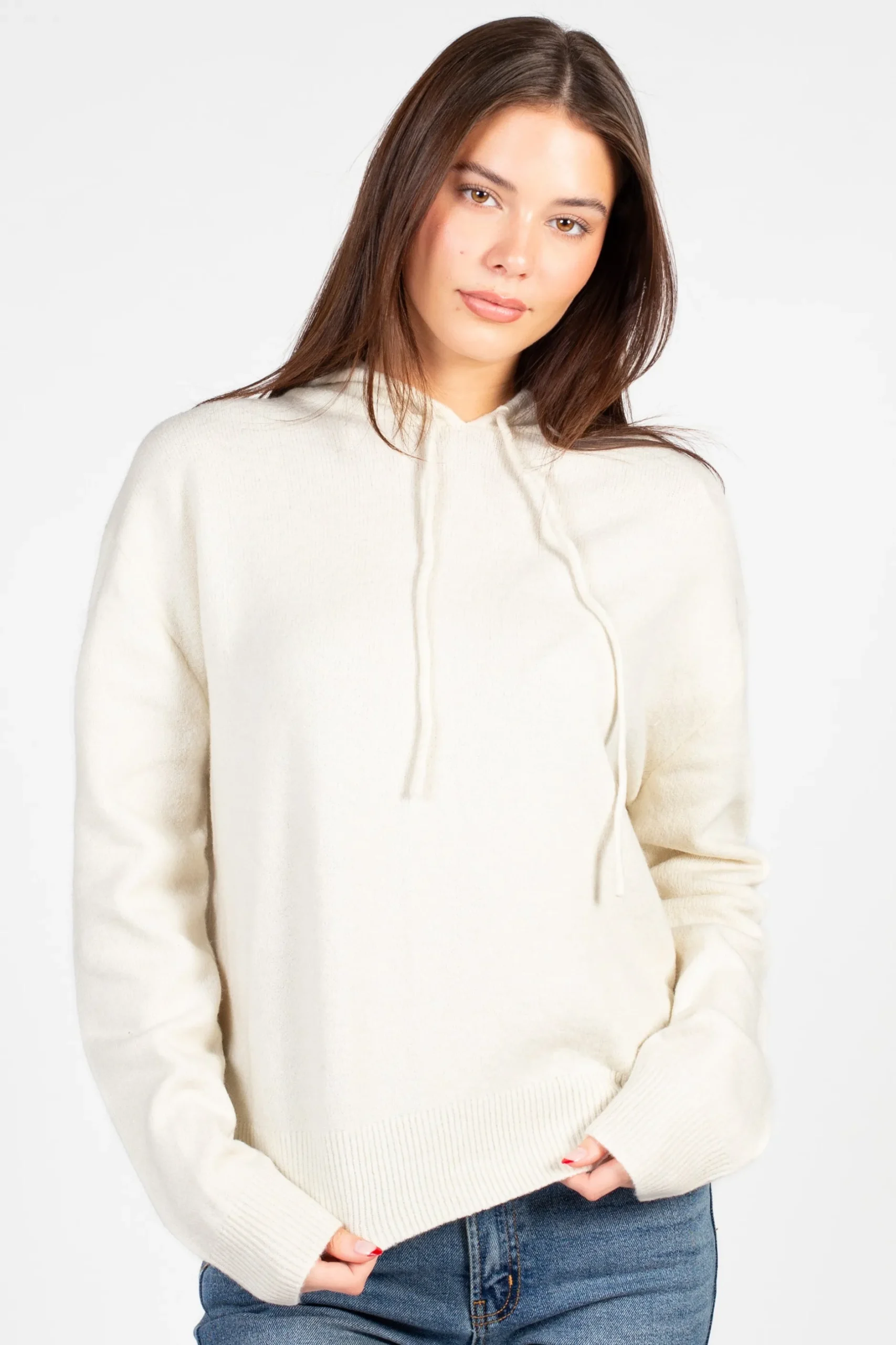 Double Zero Leah Hooded Sweater Sale