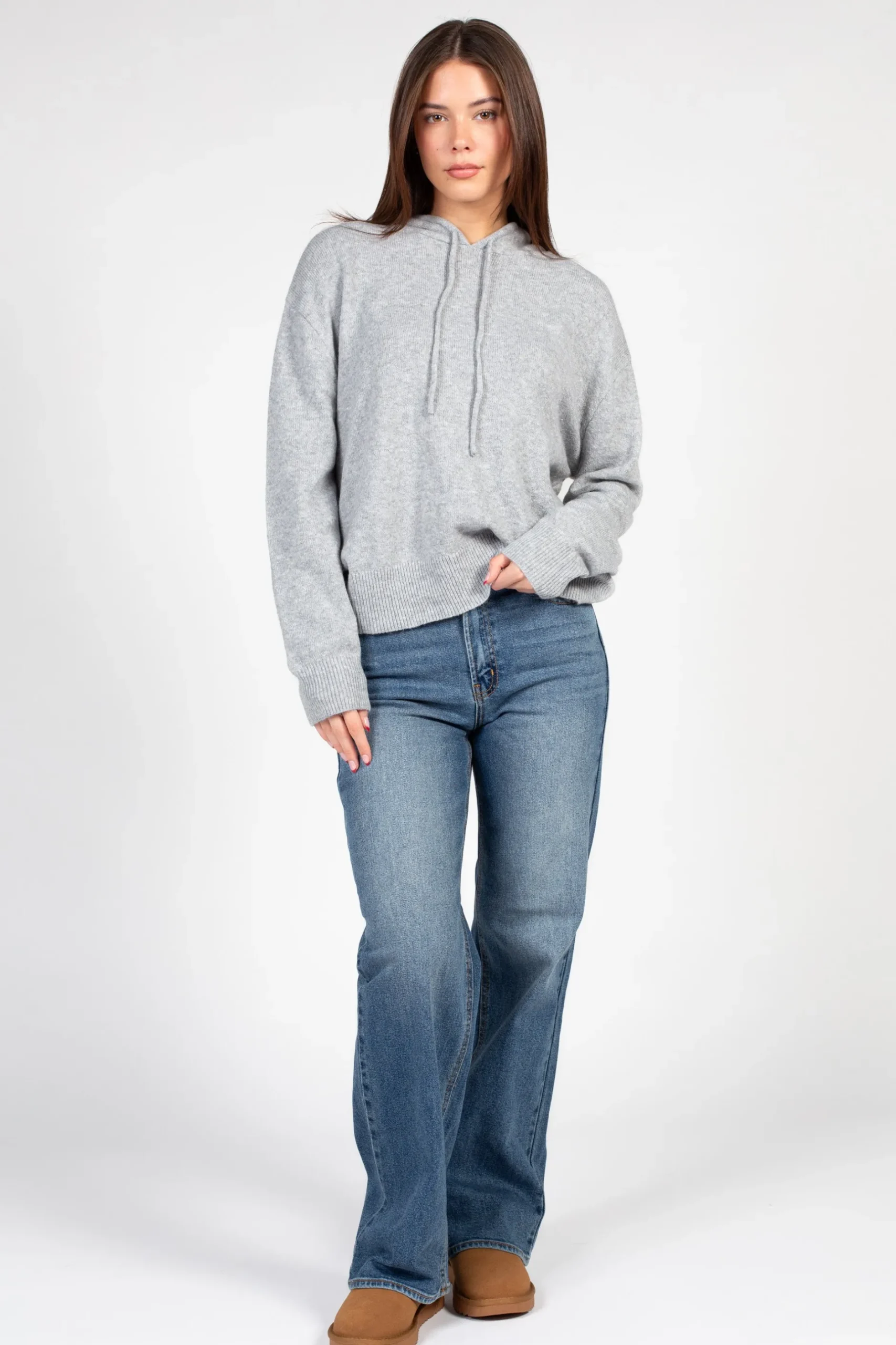 Double Zero Leah Hooded Sweater Sale
