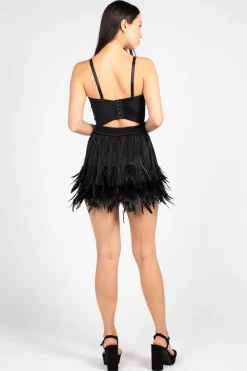 The Sang Lenore Embellished Bustier Crop Top Fashion
