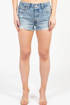 Levi's 501® High Rise Original Short MediumWash New