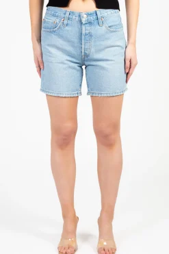 Levi's 501® Mid Thigh Short Blue Sale