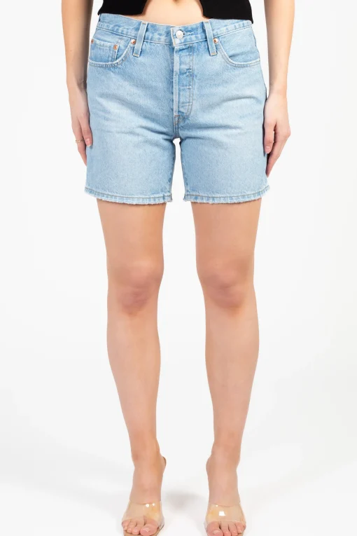 Levi's 501® Mid Thigh Short Blue Sale