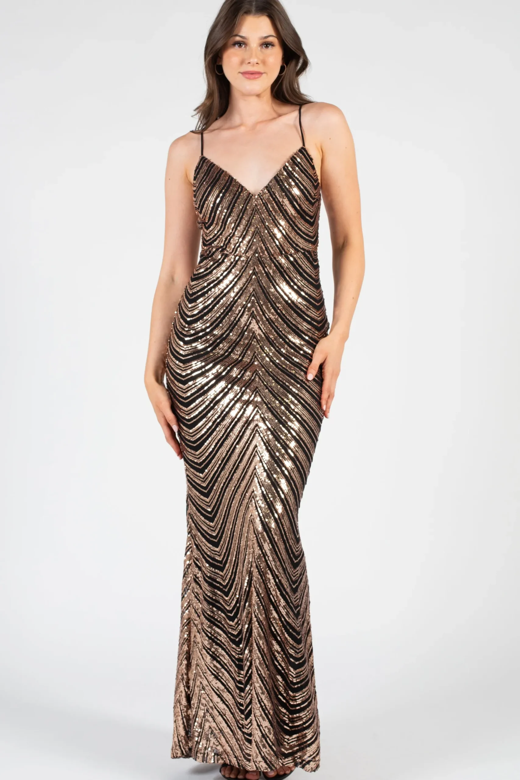 Lovely Day Lexia Sequin Maxi Gown Fashion