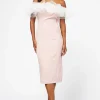 Idem Ditto Lottie Tulle Trim Midi Dress Online