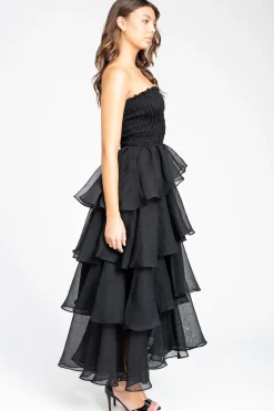 Klesis Marlow Smocked Tiered Ruffle Maxi Dress Online