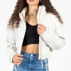 Love Tree Meilani Vegan Leather Cropped Jacket Outlet