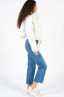 Love Tree Meilani Vegan Leather Cropped Jacket Outlet