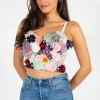 The Sang Milan Floral Applique Bustier Best