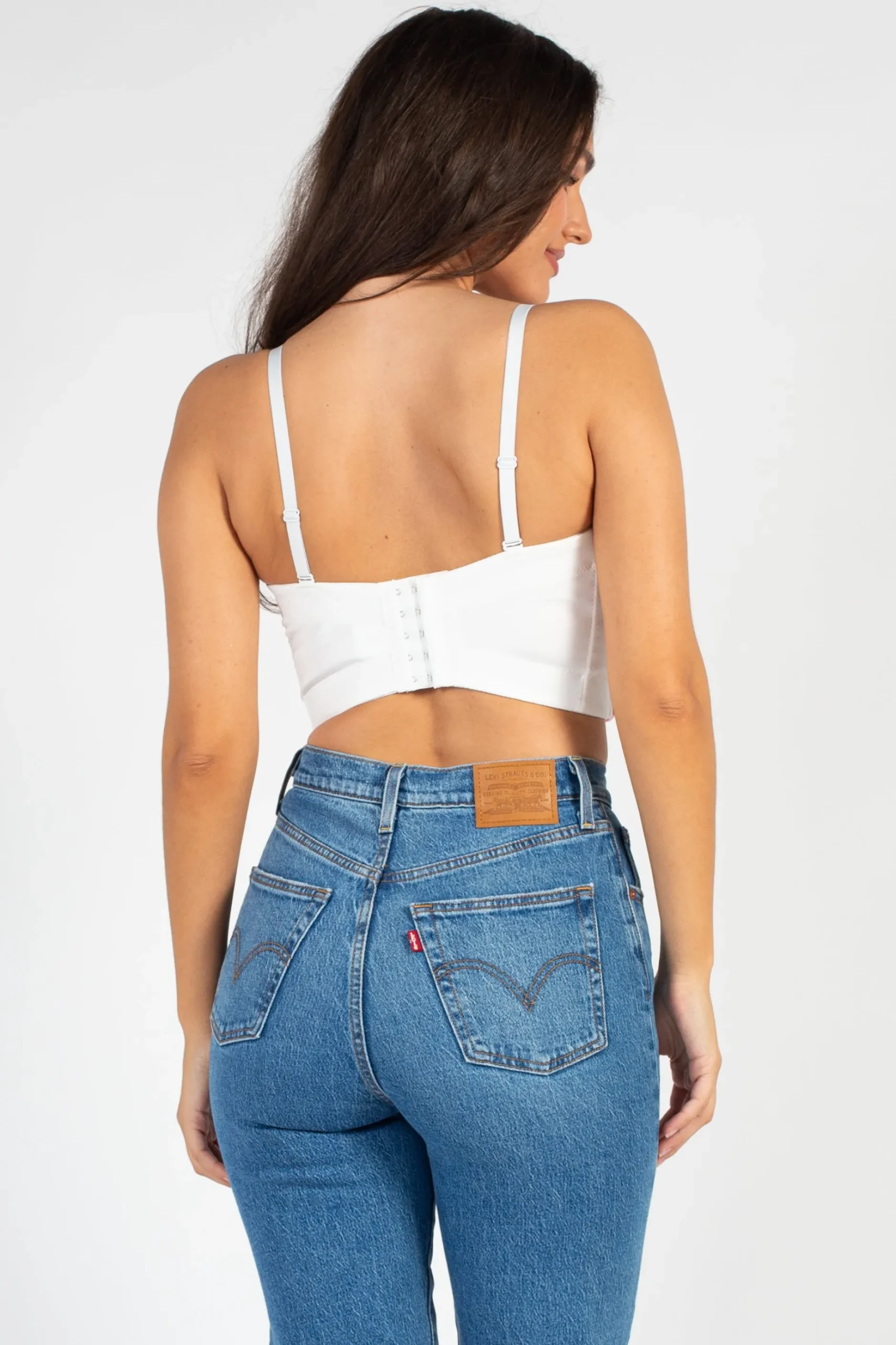 The Sang Milan Floral Applique Bustier Best