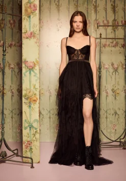 klesis Miley Tulle Lace Maxi Dress Discount