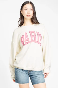 Daydreamer Paris Graphic Crewneck WhiteStone Best