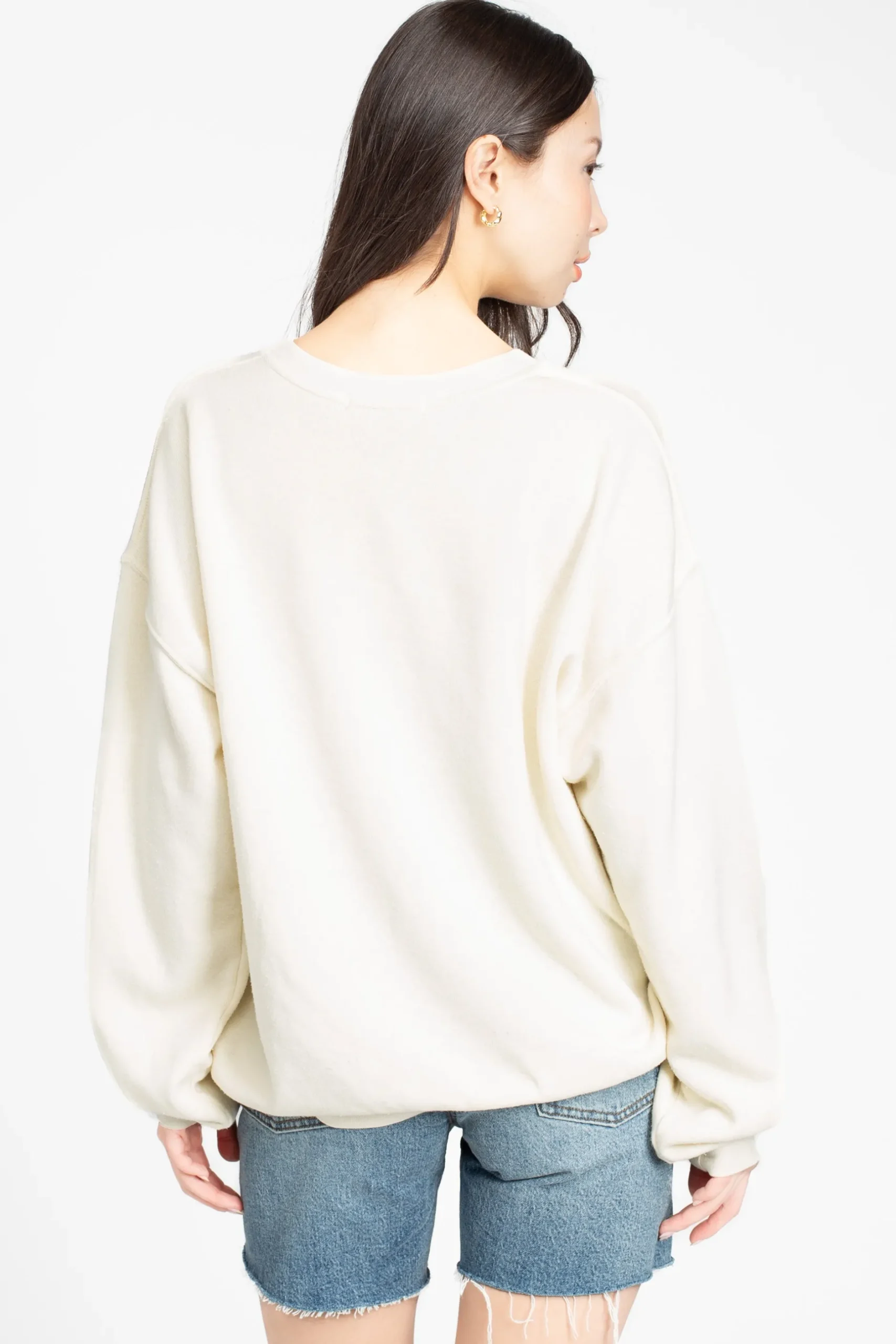 Daydreamer Paris Graphic Crewneck WhiteStone Best