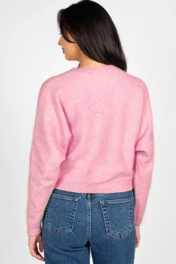 Double Zero Rosy Cropped Knit Sweater Sale