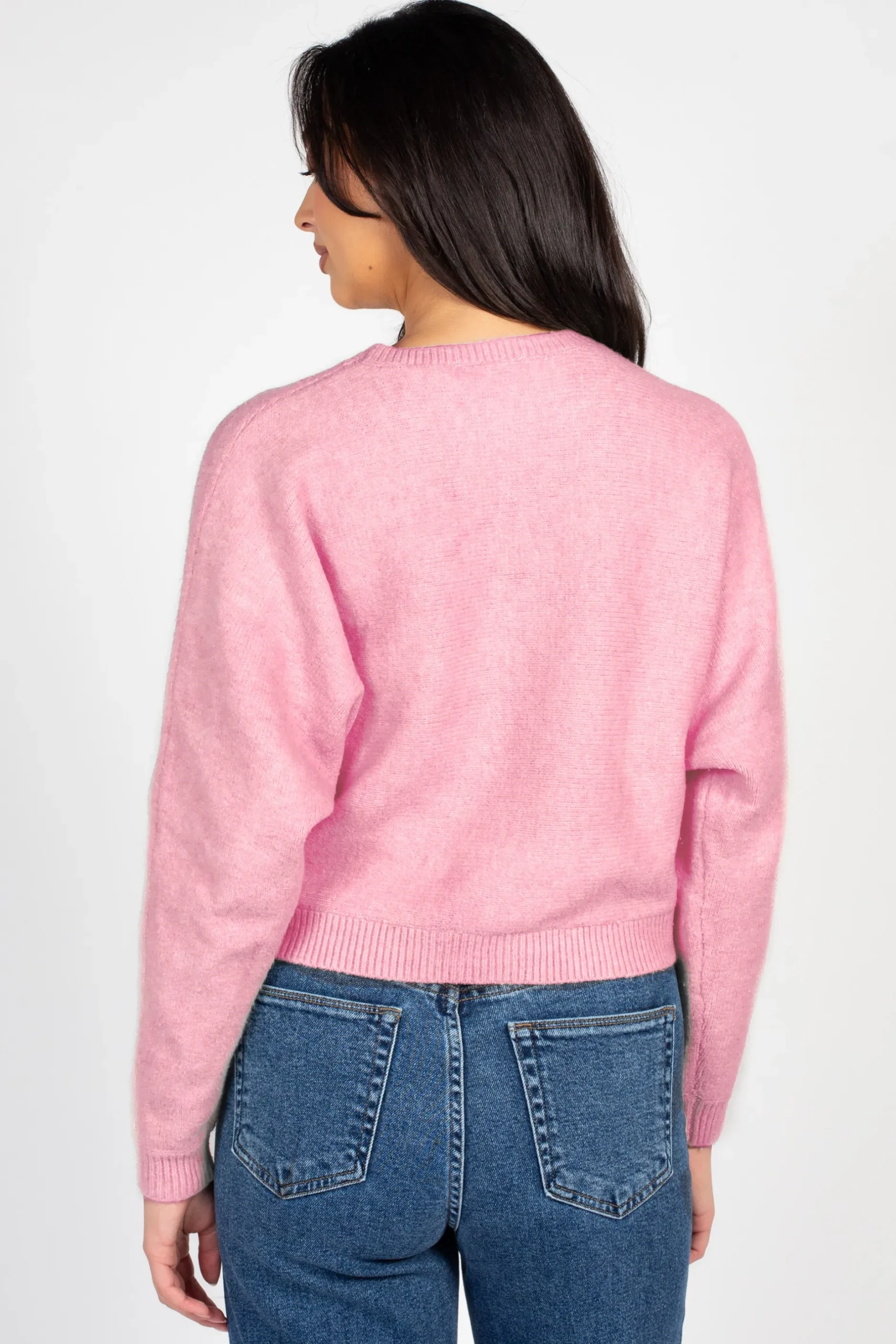 Double Zero Rosy Cropped Knit Sweater Sale