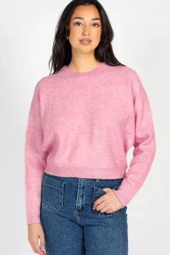 Double Zero Rosy Cropped Knit Sweater Sale