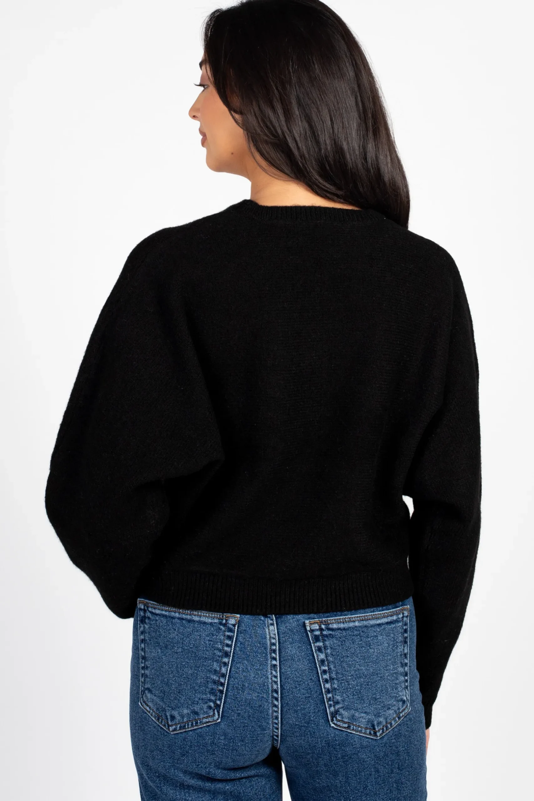 Double Zero Rosy Cropped Knit Sweater Sale