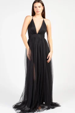 Luxxel Sandy Tulle Maxi Dress Sale