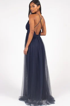 Luxxel Sandy Tulle Maxi Dress Sale