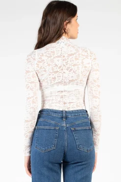 Sky To Moon Sydney Lace Scallop Trim Top Clearance